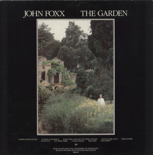 John Foxx The Garden vinyl LP album (LP record) UK JFXLPTH383243