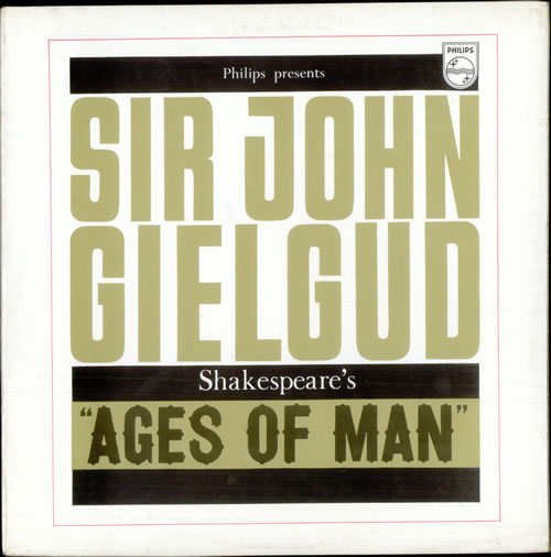 John Gielgud Ages Of Man vinyl LP album (LP record) UK JG2LPAG503122
