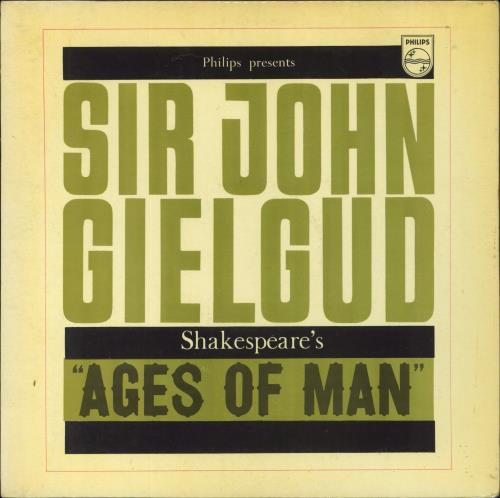 John Gielgud Ages Of Man vinyl LP album (LP record) UK JG2LPAG799656