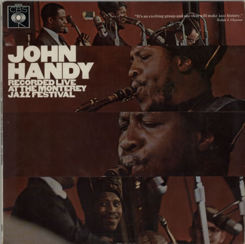 John Handy Recorded Live At The Monterey Jazz Festival vinyl LP album (LP record) UK JH6LPRE611988