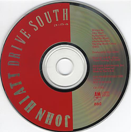John Hiatt Drive South CD single (CD5 / 5") US J-HC5DR153817