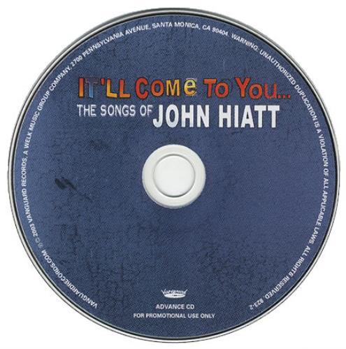 John Hiatt It'll Come To You CD album (CDLP) US J-HCDIT243511