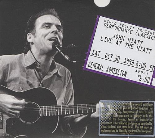 John Hiatt Live At The Hiatt CD album (CDLP) US J-HCDLI400859