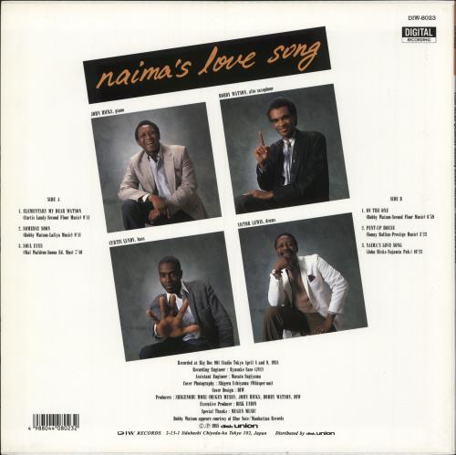 John Hicks Naima's Love Song vinyl LP album (LP record) Japanese J44LPNA734551