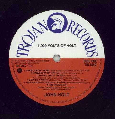 John Holt 1000 Volts Of Holt vinyl LP album (LP record) UK JHLLPVO868563