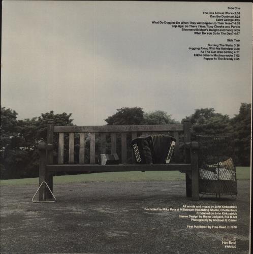 John Kirkpatrick Going Spare vinyl LP album (LP record) UK J6LLPGO565090