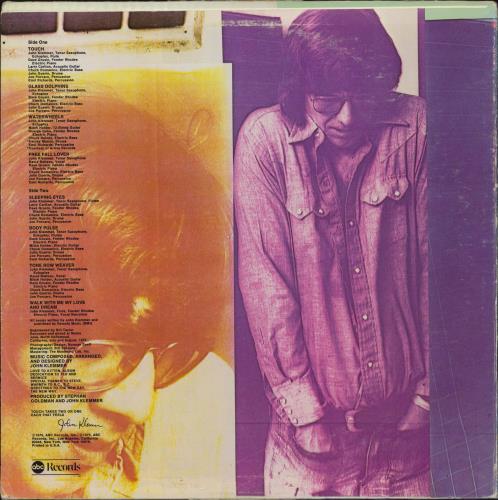 John Klemmer Touch vinyl LP album (LP record) US KLALPTO775131