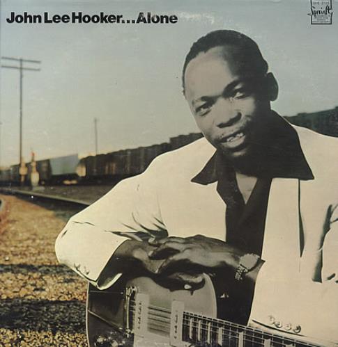 John Lee Hooker Alone vinyl LP album (LP record) US JLHLPAL327860