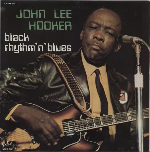John Lee Hooker Black Rhythm 'N' Blues 2-LP vinyl record set (Double LP Album) French JLH2LBL753187