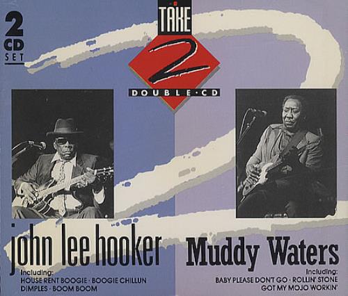 John Lee Hooker Muddy Waters/John Lee Hooker 2 CD album set (Double CD) French JLH2CMU365717