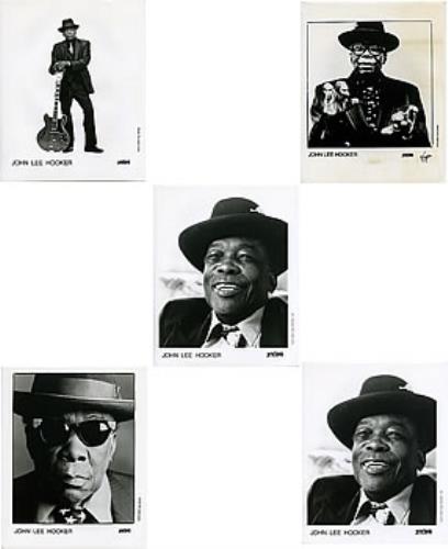 John Lee Hooker Set Of 5 Publicity Photographs photograph UK JLHPHSE312854