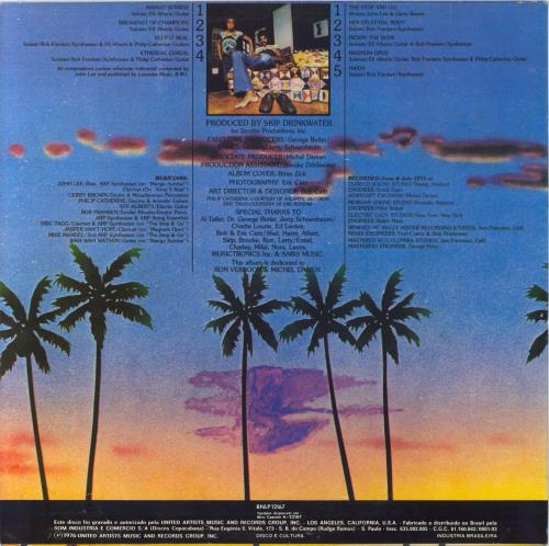 John Lee Mango Sunrise vinyl LP album (LP record) Brazilian LEJLPMA793847