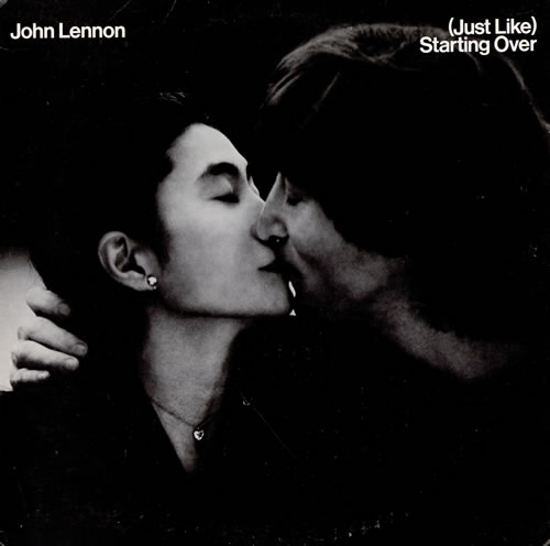 John Lennon [Just Like] Starting Over 12" vinyl single (12 inch record / Maxi-single) US LEN12ST83029