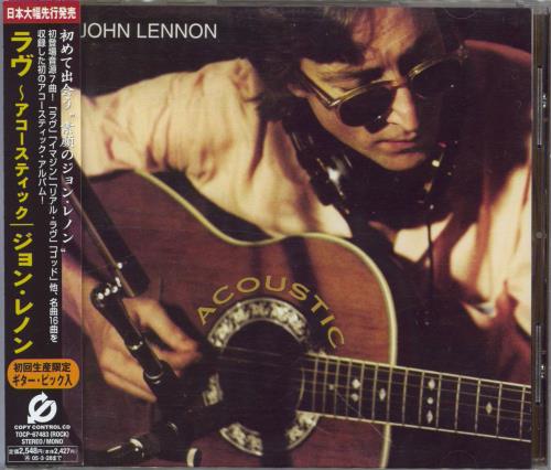 John Lennon Acoustic CD album (CDLP) Japanese LENCDAC299632