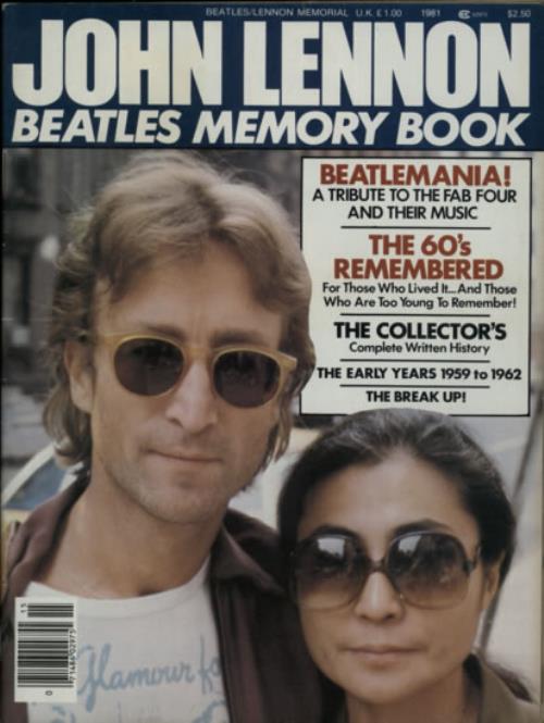 John Lennon Beatle's Memory Book magazine US LENMABE599848