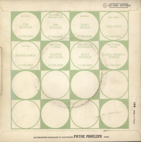 John Lennon Cold Turkey 7" vinyl single (7 inch record / 45) French LEN07CO222520