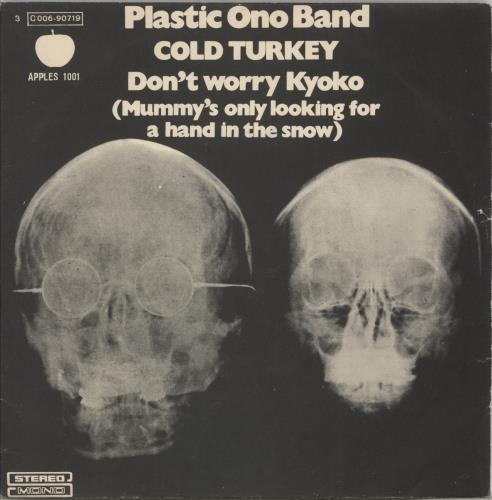 John Lennon Cold Turkey 7" vinyl single (7 inch record / 45) Italian LEN07CO879685