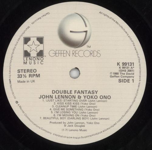 John Lennon Double Fantasy vinyl LP album (LP record) UK LENLPDO64920