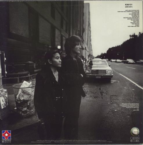 John Lennon Double Fantasy vinyl LP album (LP record) UK LENLPDO64920