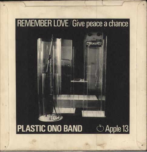 John Lennon Give Peace A Chance - 2nd - solid - P/S - VG 7" vinyl single (7 inch record / 45) UK LEN07GI693639