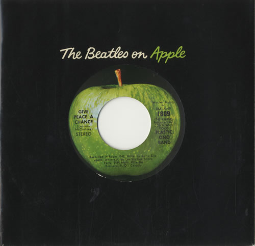 John Lennon Give Peace A Chance 7" vinyl single (7 inch record / 45) US LEN07GI460913