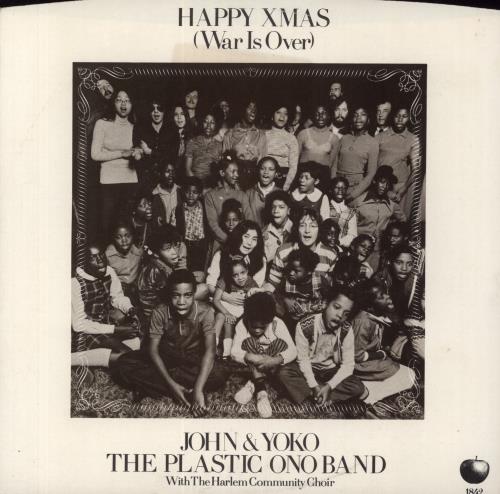 John Lennon Happy Xmas (War Is Over) - Green Vinyl - P/S 7" vinyl single (7 inch record / 45) US LEN07HA58224