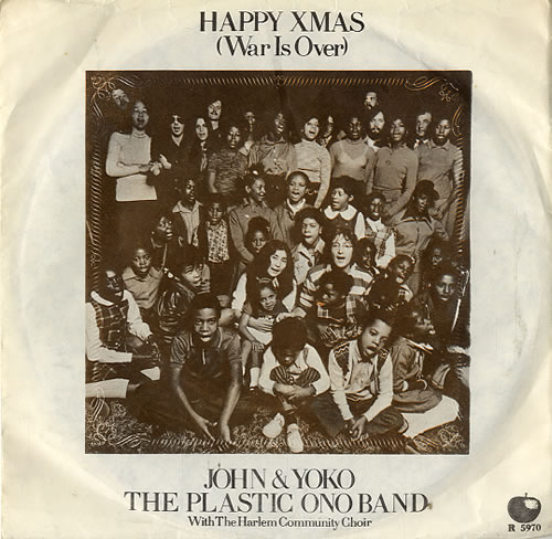 John Lennon Happy Xmas (War Is Over) - P/S 7" vinyl single (7 inch record / 45) Danish LEN07HA593602