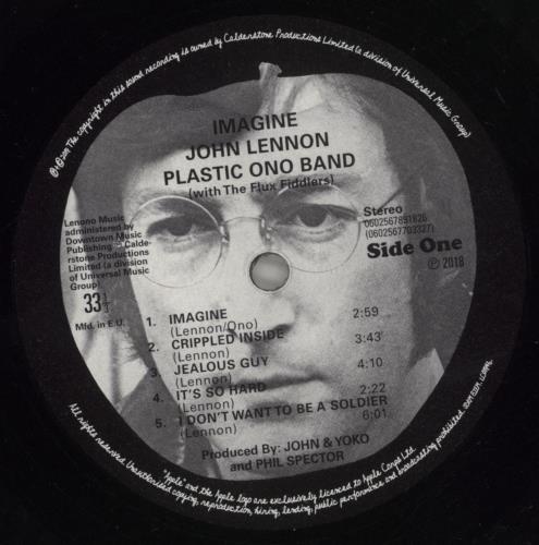 John Lennon Imagine - 180 gram vinyl LP album (LP record) UK LENLPIM878981