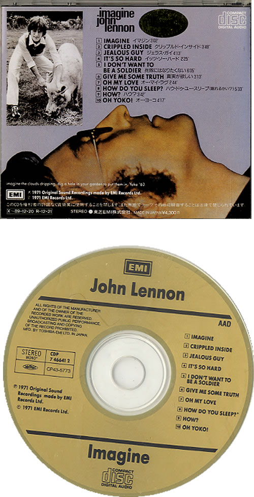 John Lennon Imagine - Eternity Gold CD album (CDLP) Japanese LENCDIM615978