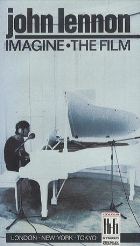 John Lennon Imagine - The Film video (VHS or PAL or NTSC) UK LENVIIM198264