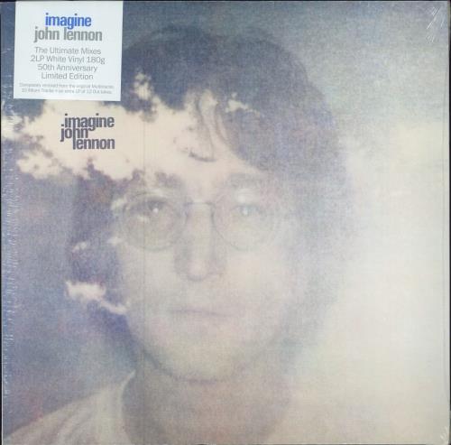 John Lennon Imagine | The Ultimate Mixes - 50th Anniversary White Vinyl - Sealed 2-LP vinyl record set (Double LP Album) UK LEN2LIM781595