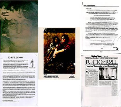 John Lennon Imagine media press pack US LENPPIM187413