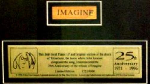 John Lennon Imagine memorabilia US LENMMIM303211
