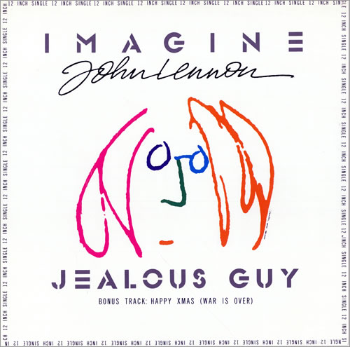 John Lennon Imagine 12" vinyl single (12 inch record / Maxi-single) UK LEN12IM63265