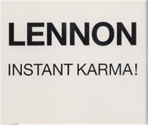 John Lennon Instant Karma CD single (CD5 / 5") Dutch LENC5IN08645