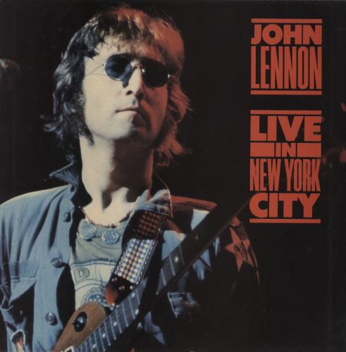 John Lennon Live In New York City - EX vinyl LP album (LP record) UK LENLPLI796055