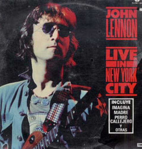 John Lennon Live In New York City vinyl LP album (LP record) Mexican LENLPLI201930