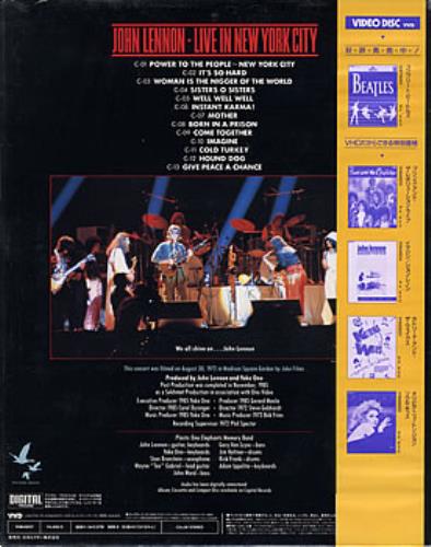 John Lennon Live In New York City Video CD Japanese LENVDLI384670