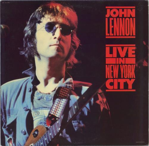 John Lennon Live In New York City vinyl LP album (LP record) US LENLPLI770826