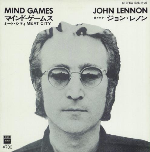 John Lennon Mind Games 7" vinyl single (7 inch record / 45) Japanese LEN07MI494113