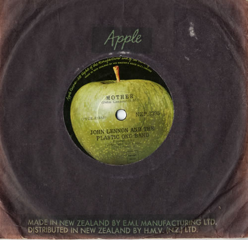 John Lennon Mother 7" vinyl single (7 inch record / 45) New Zealand LEN07MO556754