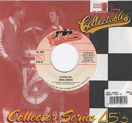 John Lennon Nobody Told Me 7" vinyl single (7 inch record / 45) US LEN07NO302219