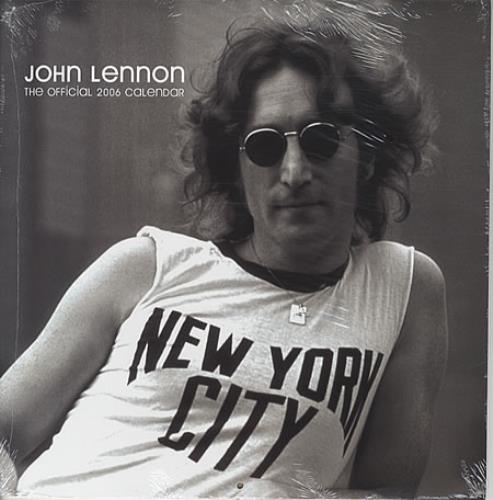 John Lennon Official Calendar 2006 calendar UK LENCAOF328562