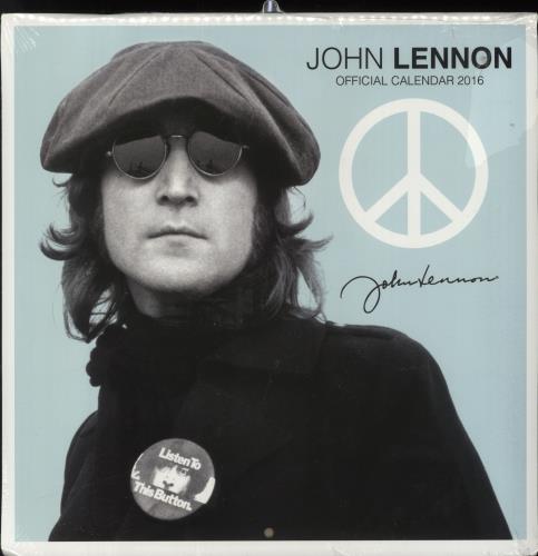 John Lennon Official Calendar 2016 calendar UK LENCAOF846920