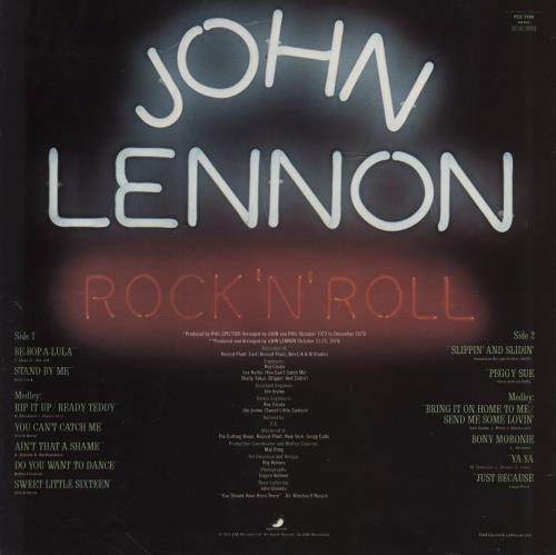 John Lennon Rock 'n' Roll - 2nd vinyl LP album (LP record) UK LENLPRO273193