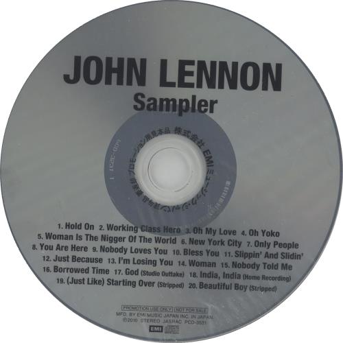 John Lennon Sampler CD album (CDLP) Japanese LENCDSA658388