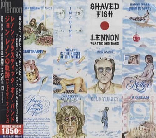 John Lennon Shaved Fish CD album (CDLP) Japanese LENCDSH340188