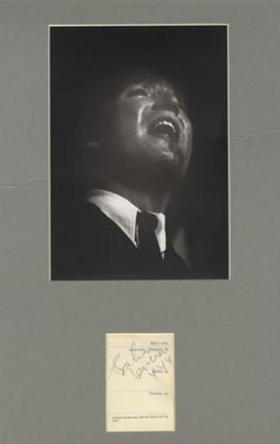 John Lennon Signed Diary Page memorabilia UK LENMMSI372735