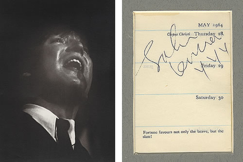 John Lennon Signed Diary Page memorabilia UK LENMMSI372735