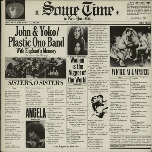 John Lennon Some Time In New York City 2-LP vinyl record set (Double LP Album) Dutch LEN2LSO626487